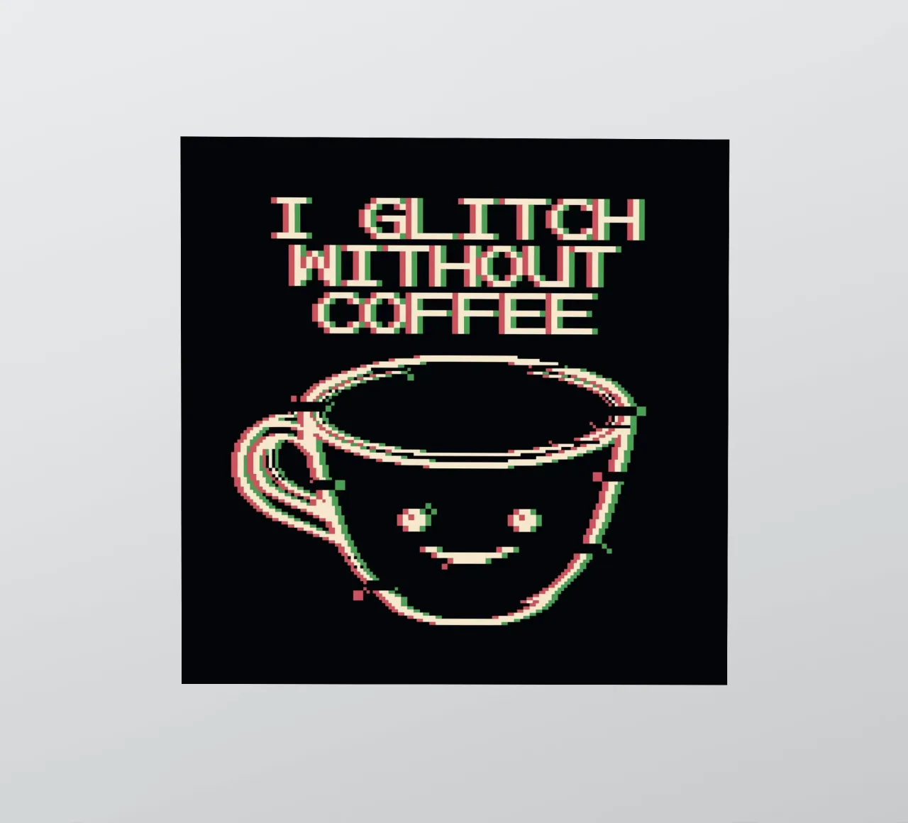 Glich Without Coffee sticker by Tobe Fonseca