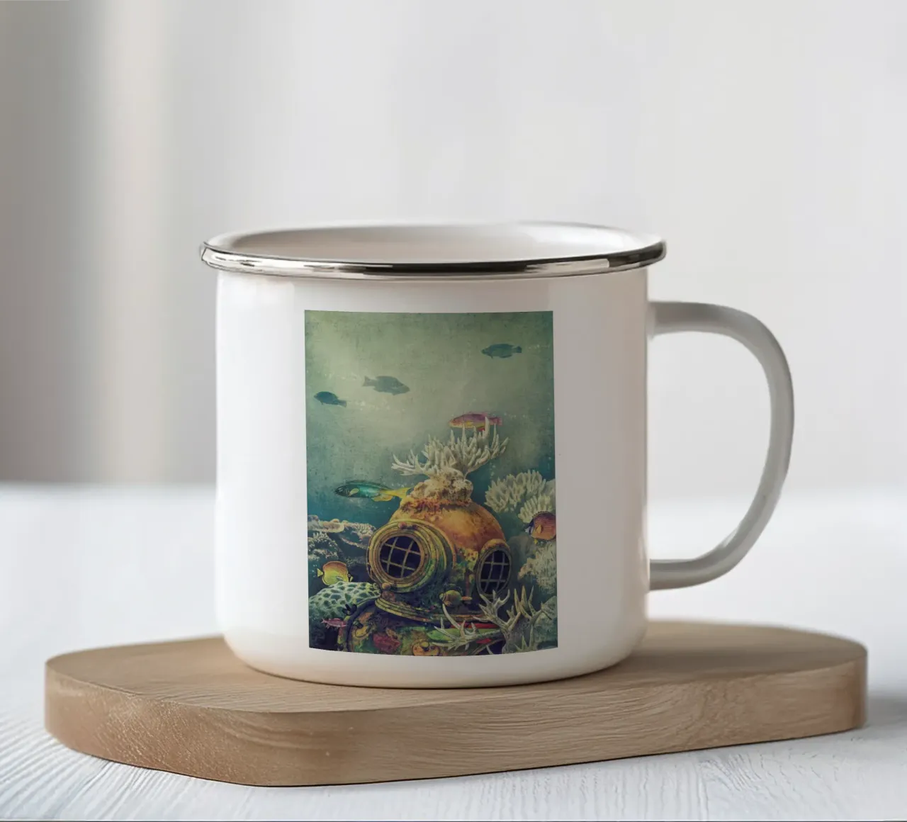 Sea-Change tazza in smalto da Terry Fan