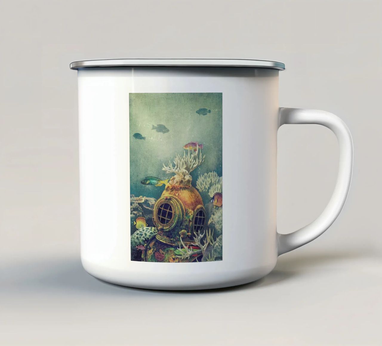 Sea-Change tazza in smalto da Terry Fan