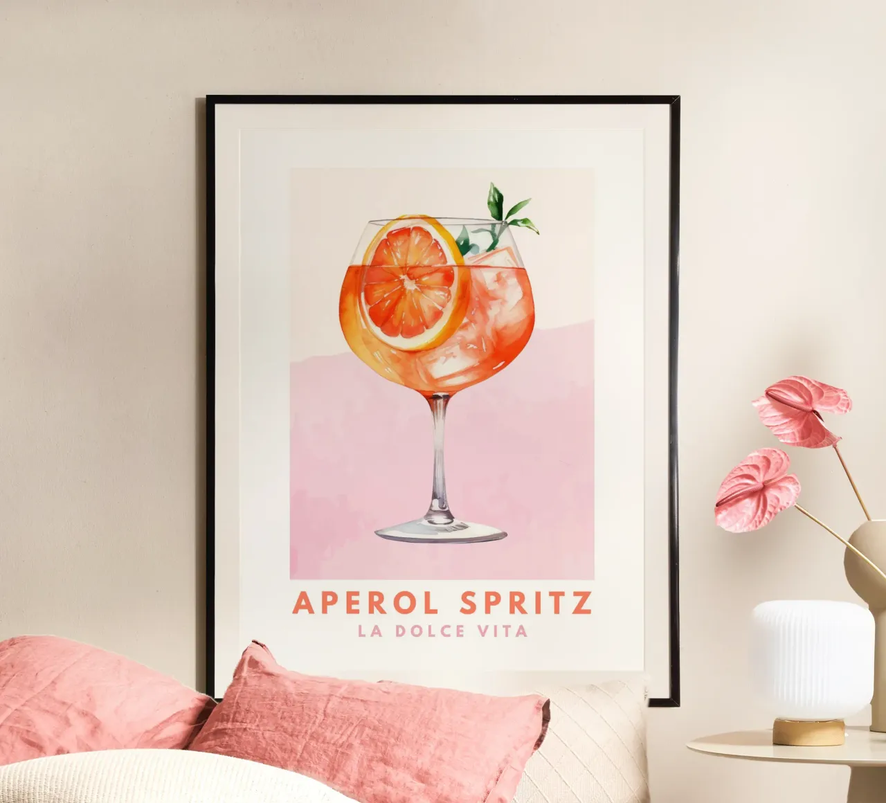 Cóctel Aperol Spritz poster de TheCocktailClub