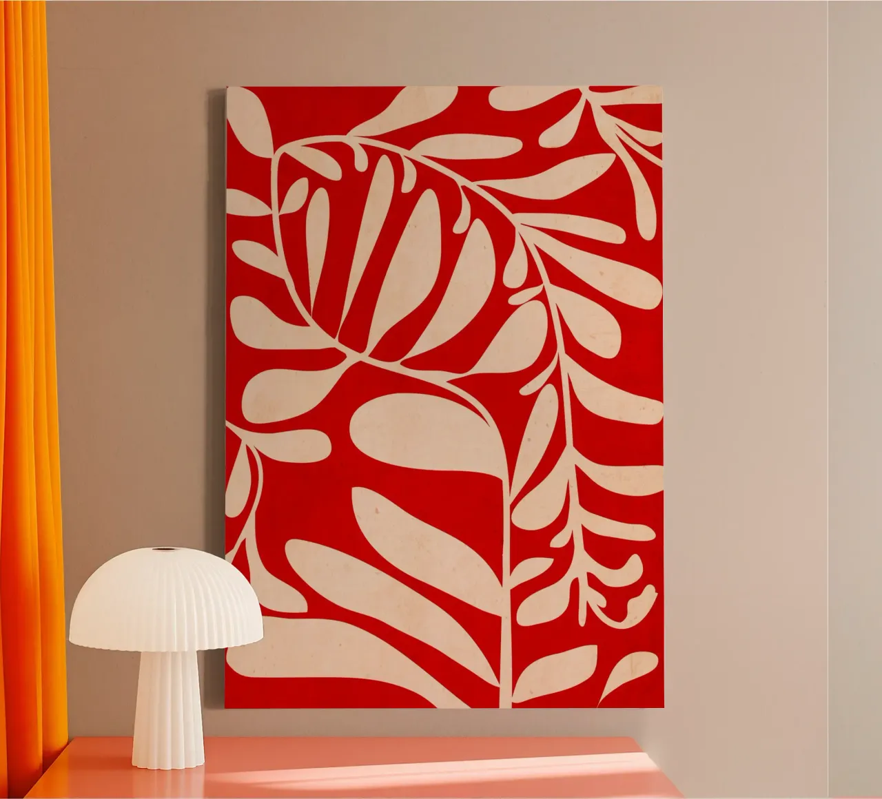 Abstract Plant 3-5 canvas by ThingDesign