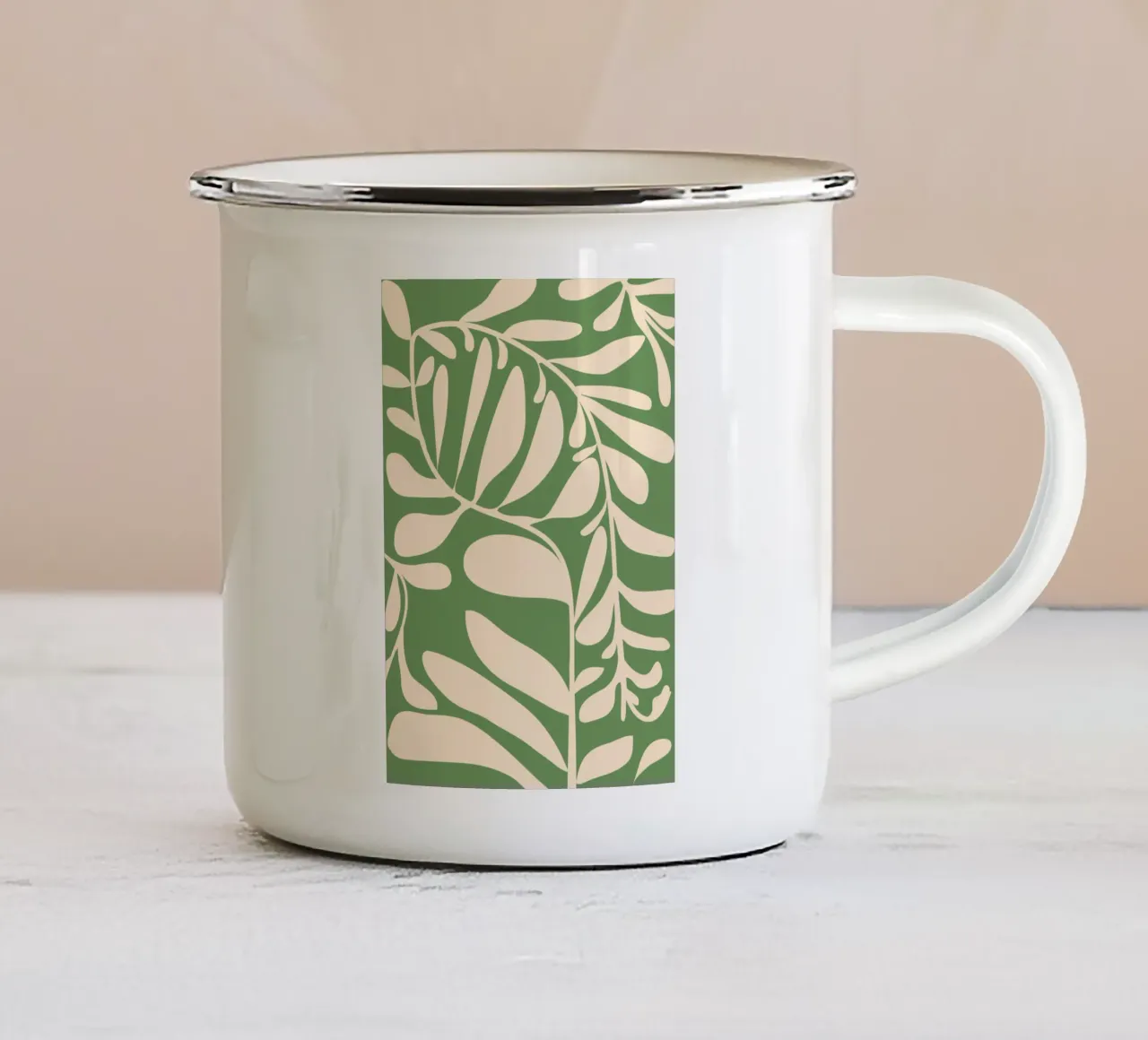 Astratto Impianto 3a5 tazza in smalto da ThingDesign