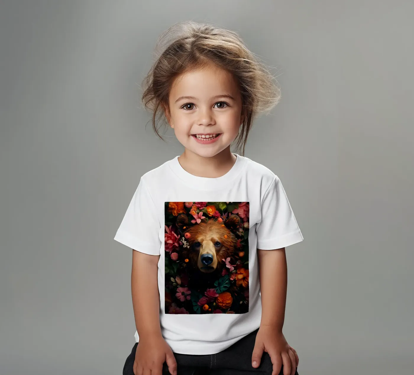 Bear Flowers 2 t-shirt bambini da Mateo