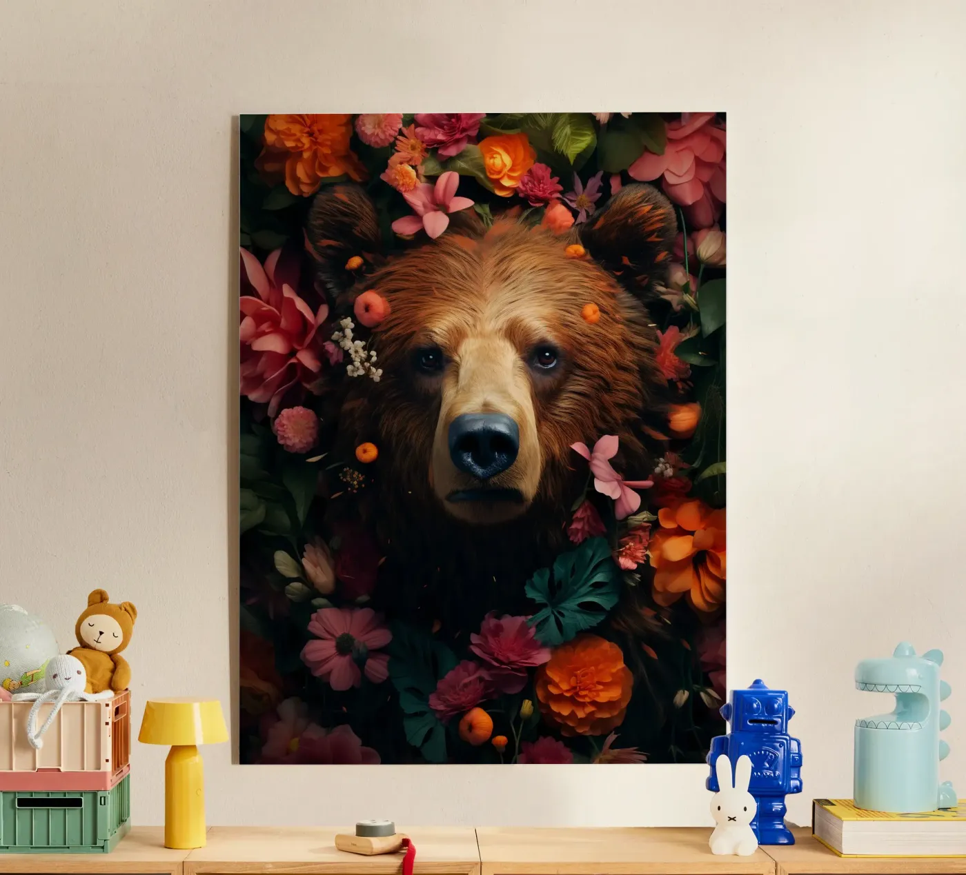 Bear Flowers 2 plexiglass da Mateo