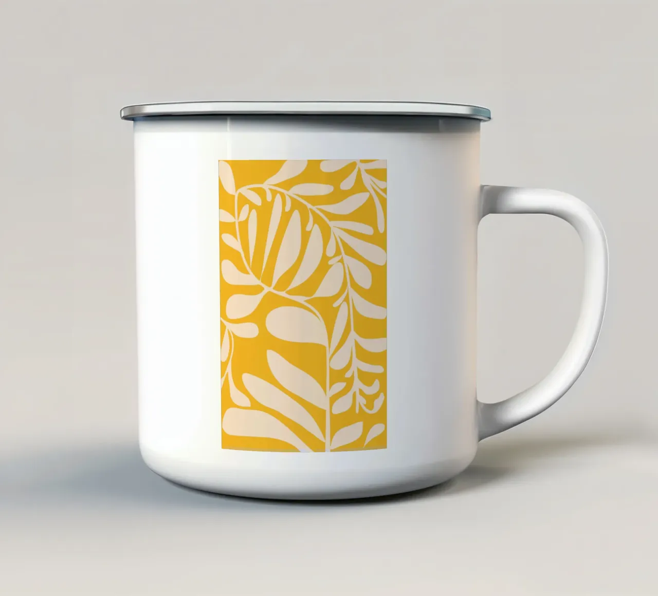 Astratto Impianto 3a6 tazza in smalto da ThingDesign