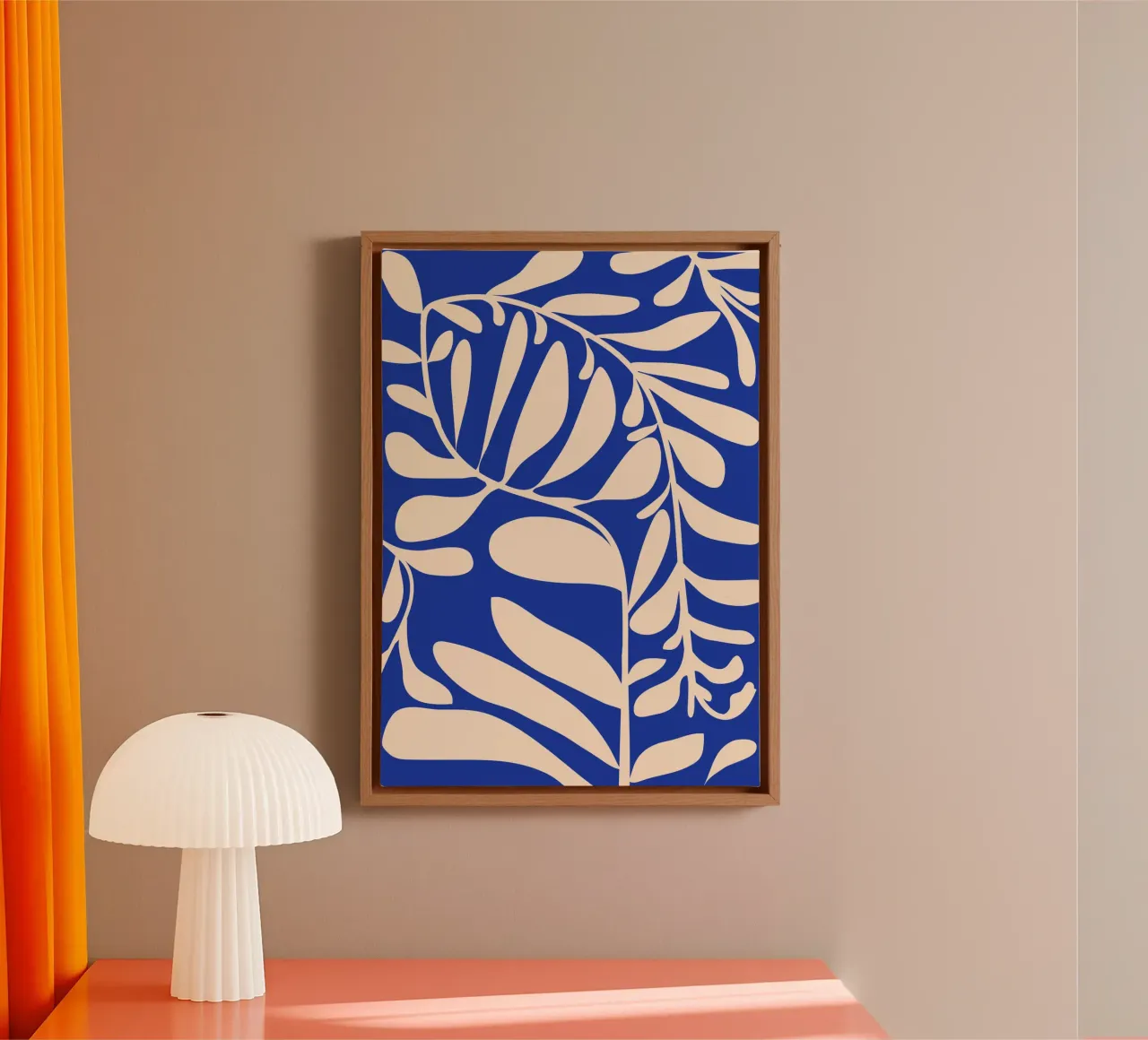 Astratto Impianto 3a7 tela con Cornice a cassetta da ThingDesign