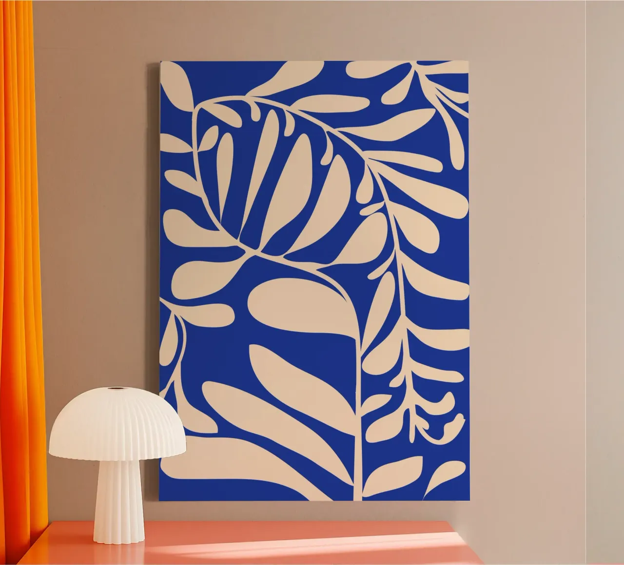Astratto Impianto 3a7 tela con Cornice a cassetta da ThingDesign