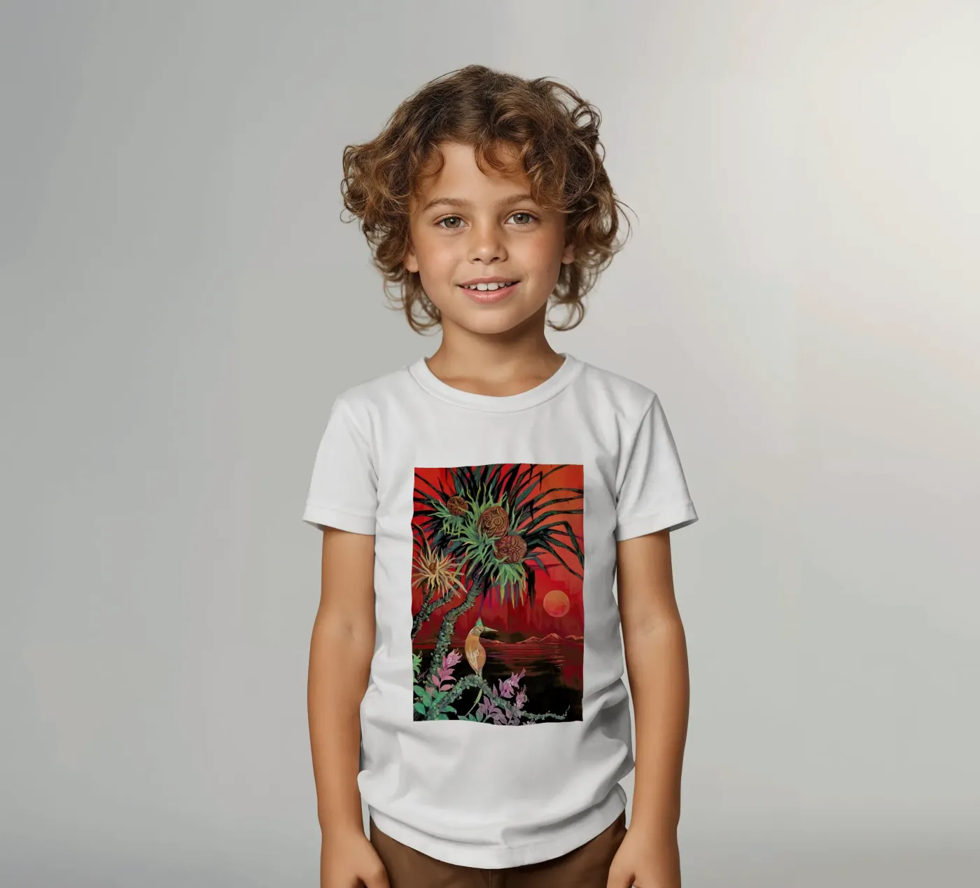 Red Sun t-shirt bambini da Naito Shinpei