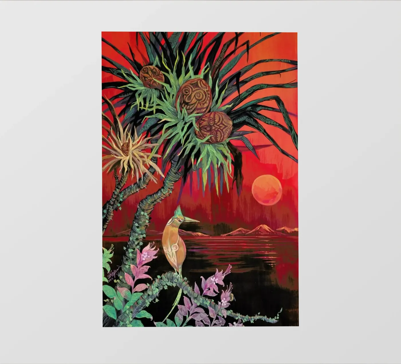 Red Sun pellicola backlit da Naito Shinpei