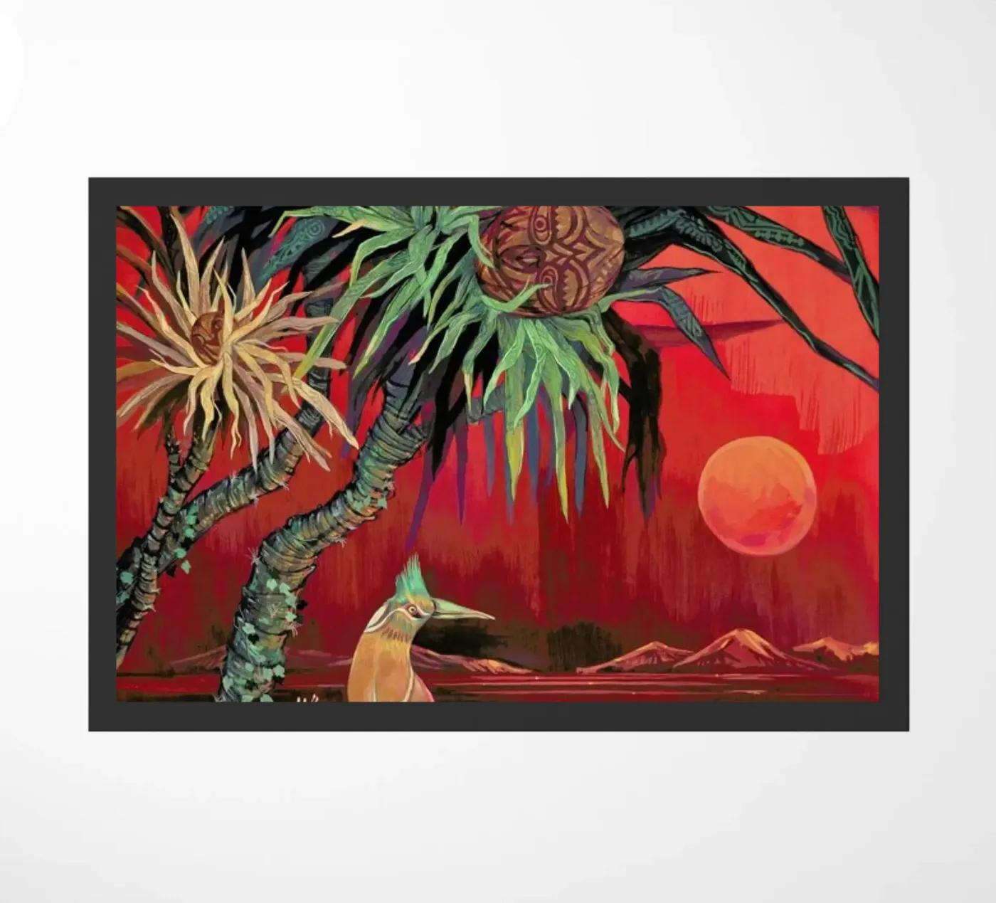 Red Sun doormat by Naito Shinpei