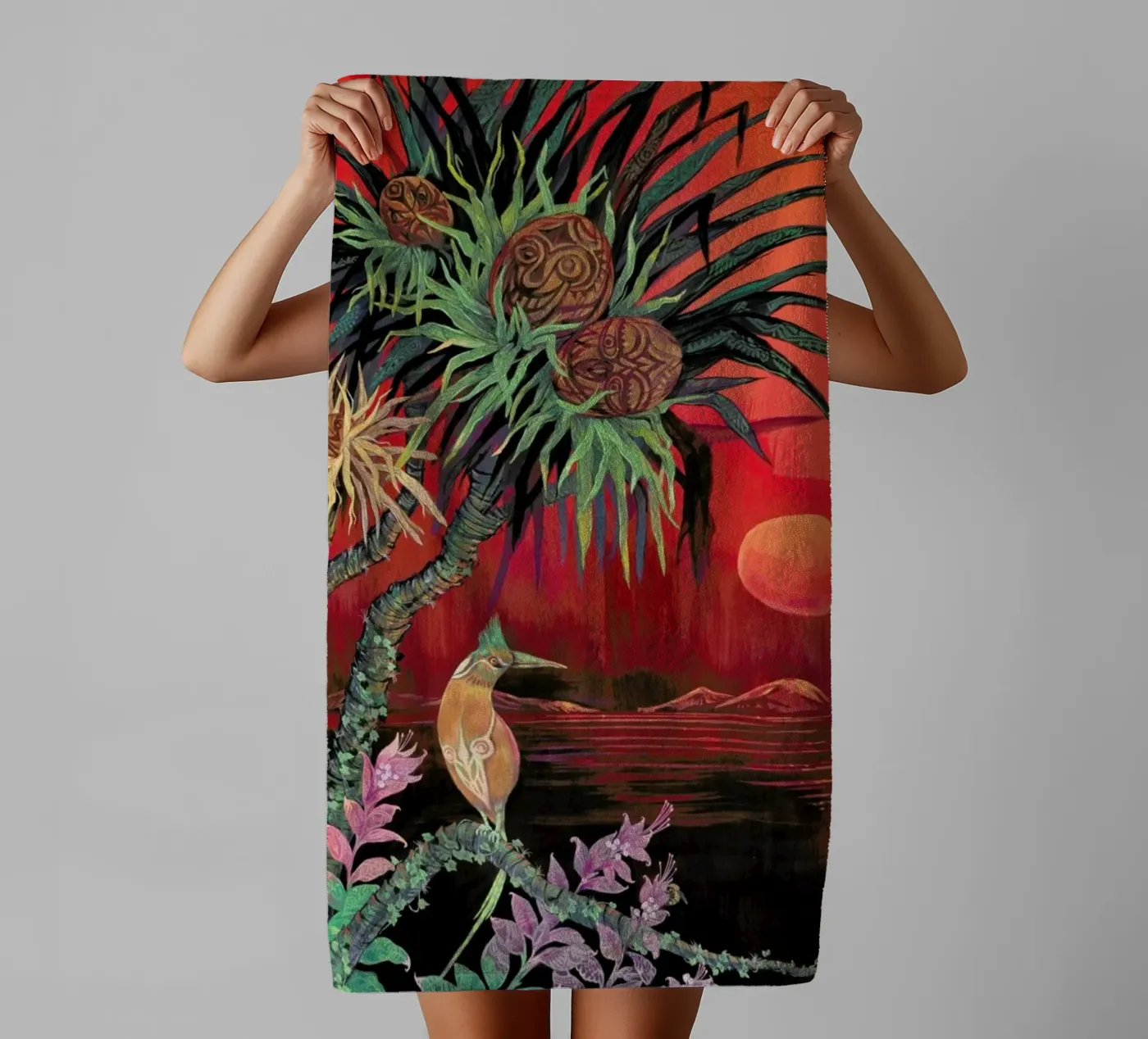 Red Sun badhanddoek van Naito Shinpei