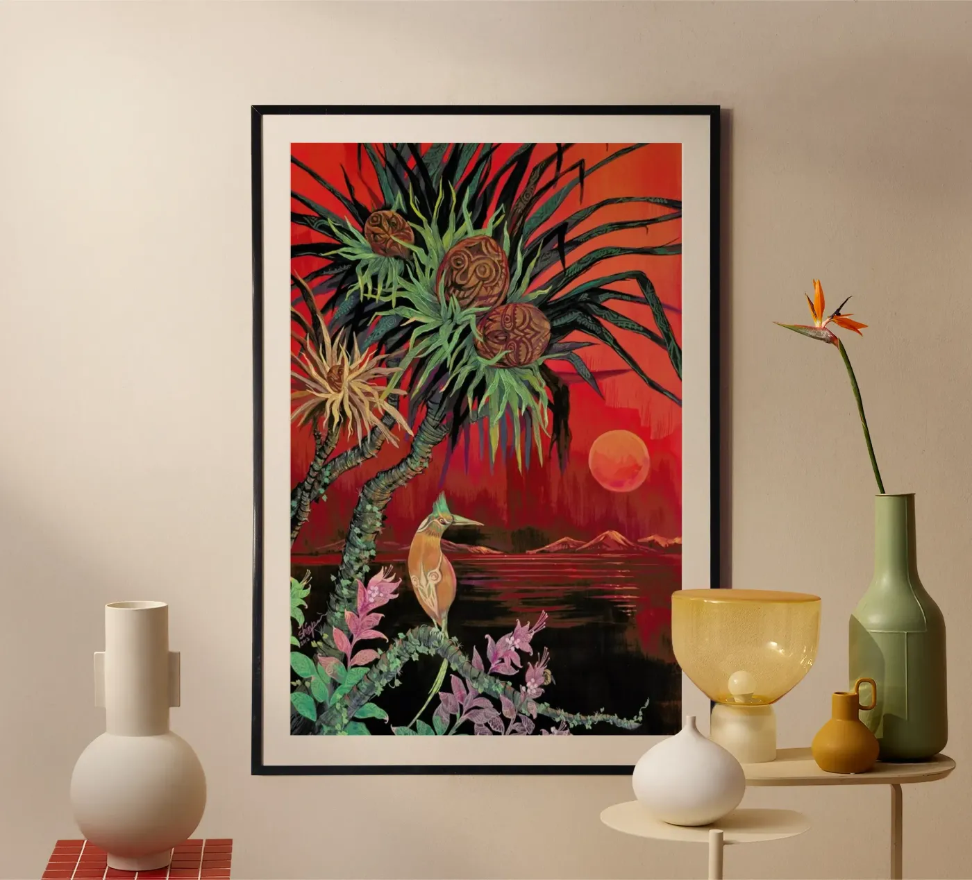Red Sun poster van Naito Shinpei