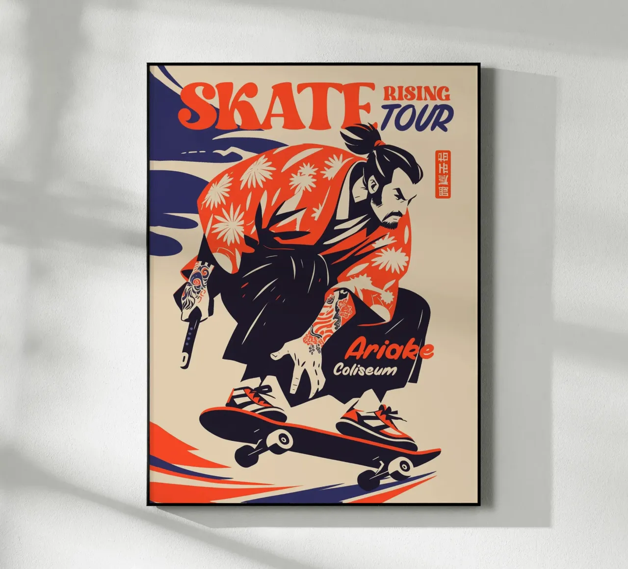 Skate samurai plexiglass da 2toastdesign