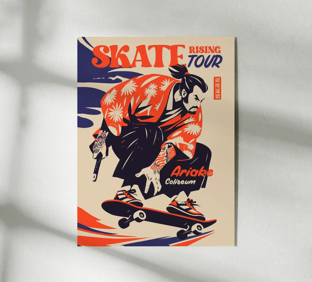 Skate samurai plexiglass da 2toastdesign