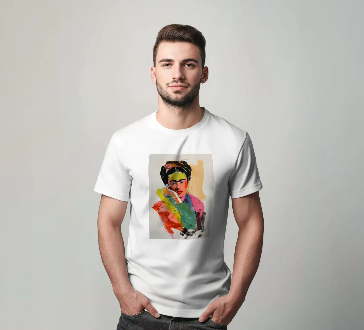 Kahlo popart creativa t-shirt da Carinaprint