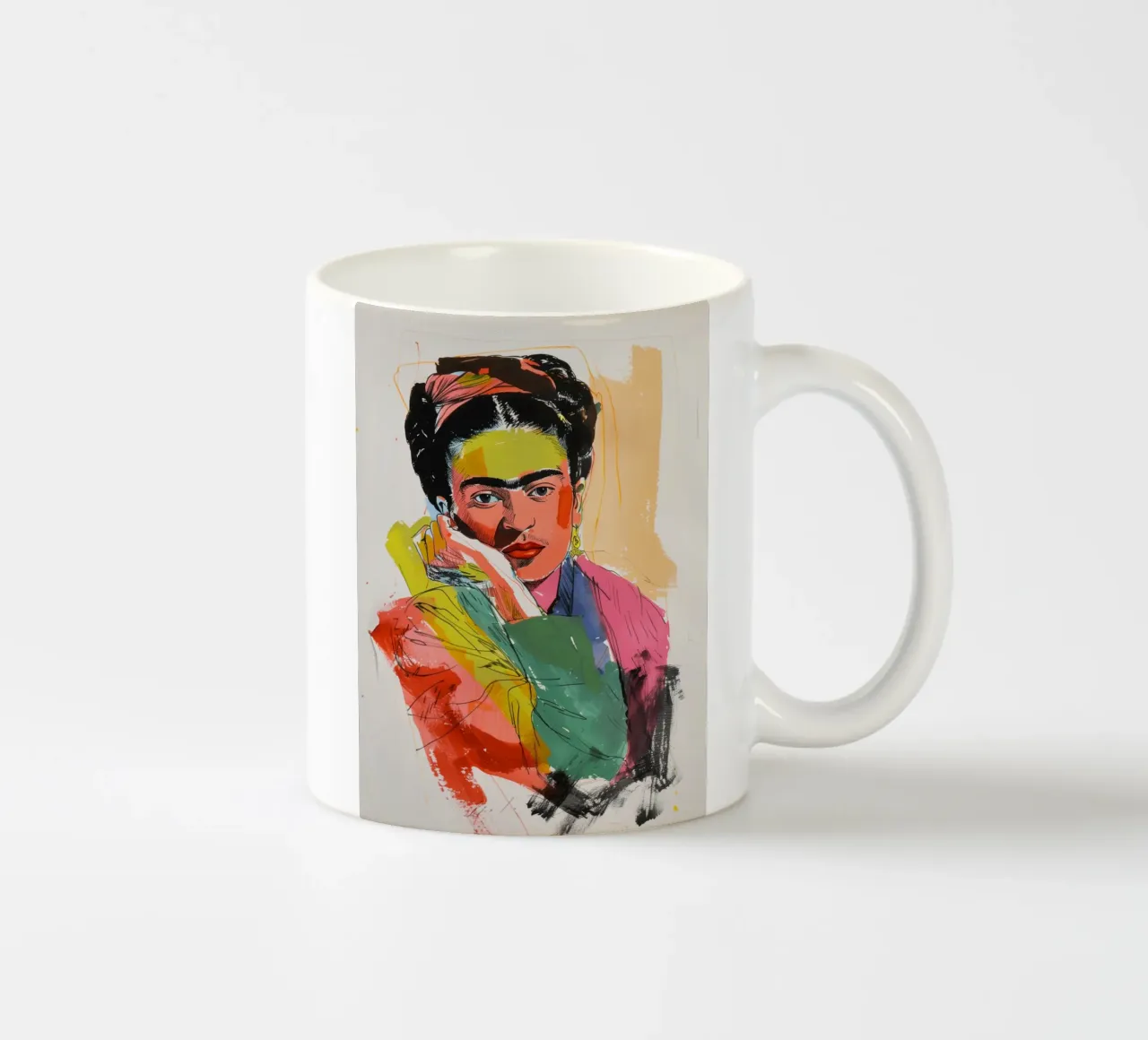 Kahlo popart creativa tazza in ceramica da Carinaprint