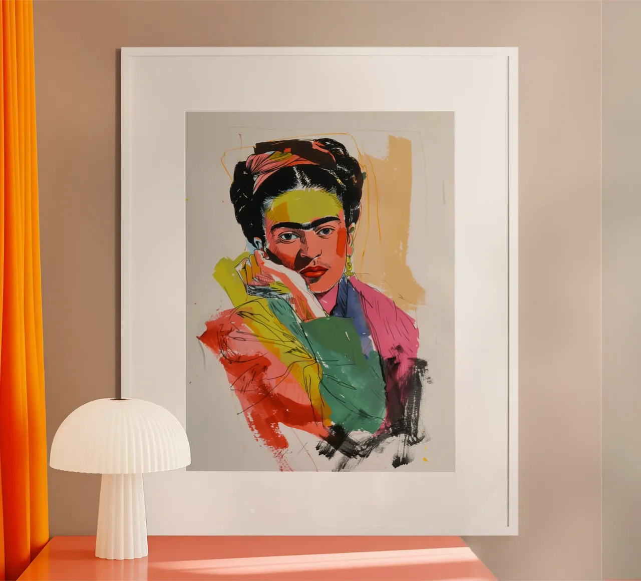 Kahlo popart creativa carta hahnemühle da Carinaprint