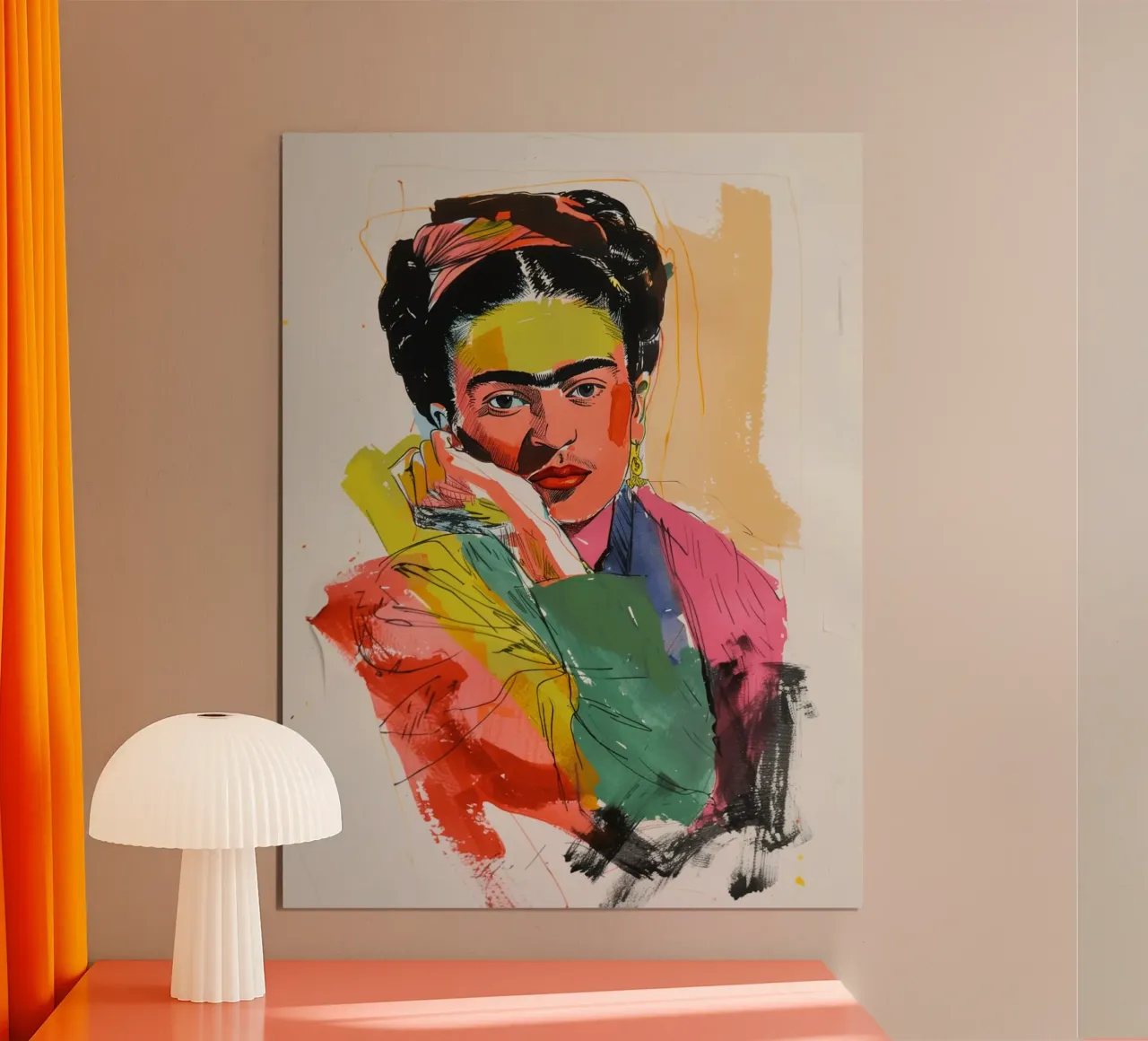 Kahlo popart creativa carta hahnemühle da Carinaprint