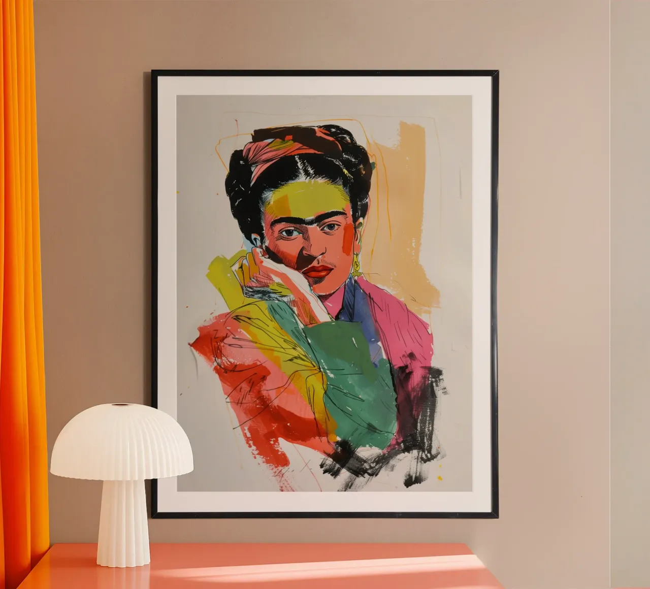 Kahlo popart creativa carta hahnemühle da Carinaprint