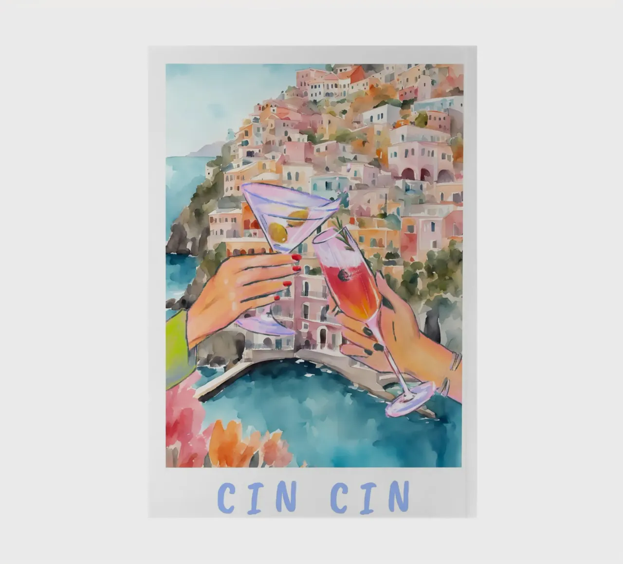 Cheers Cocktail Print notebook by TheCocktailClub