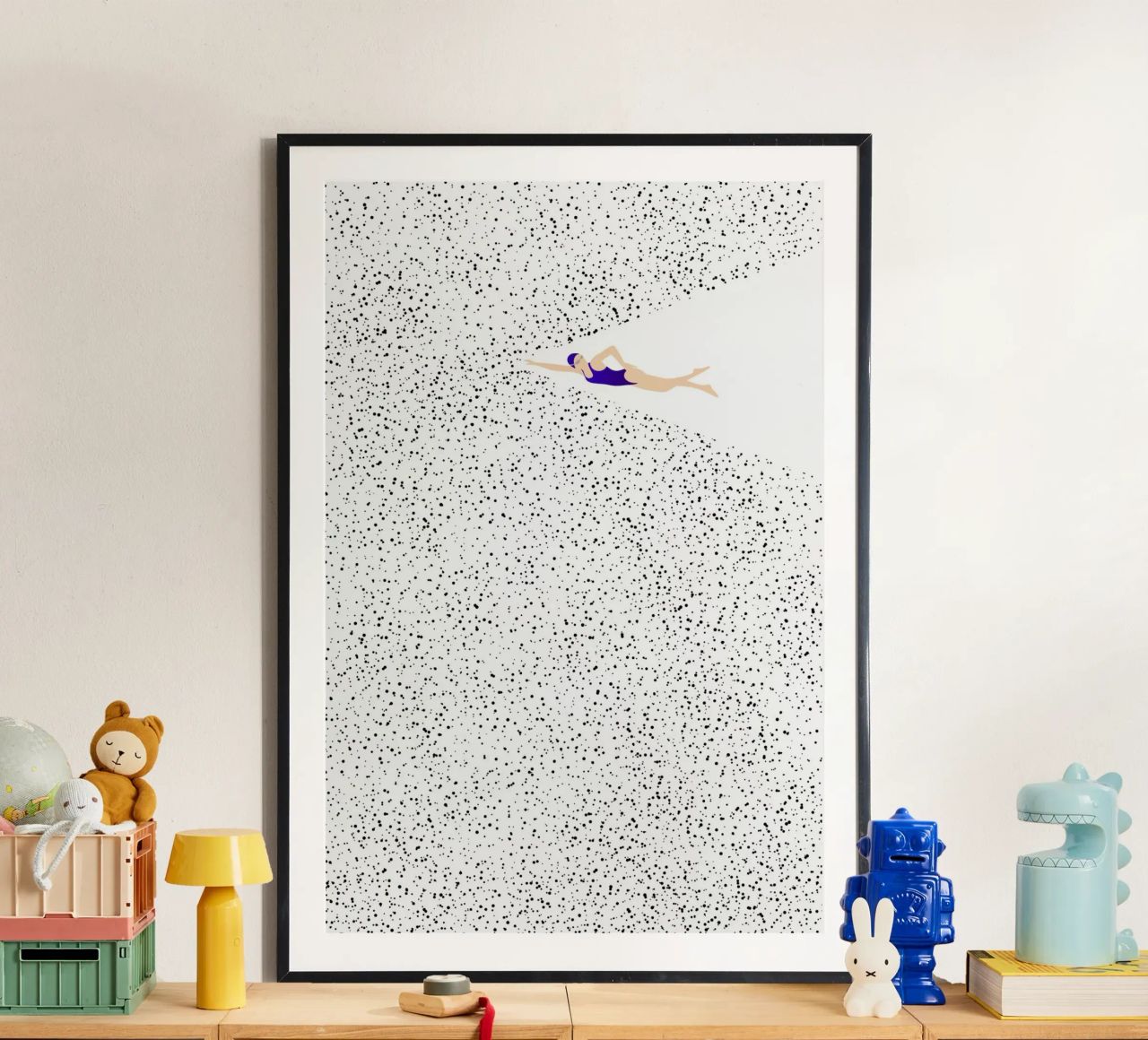 Swimming Poster von NORDLICHT DESIGNS