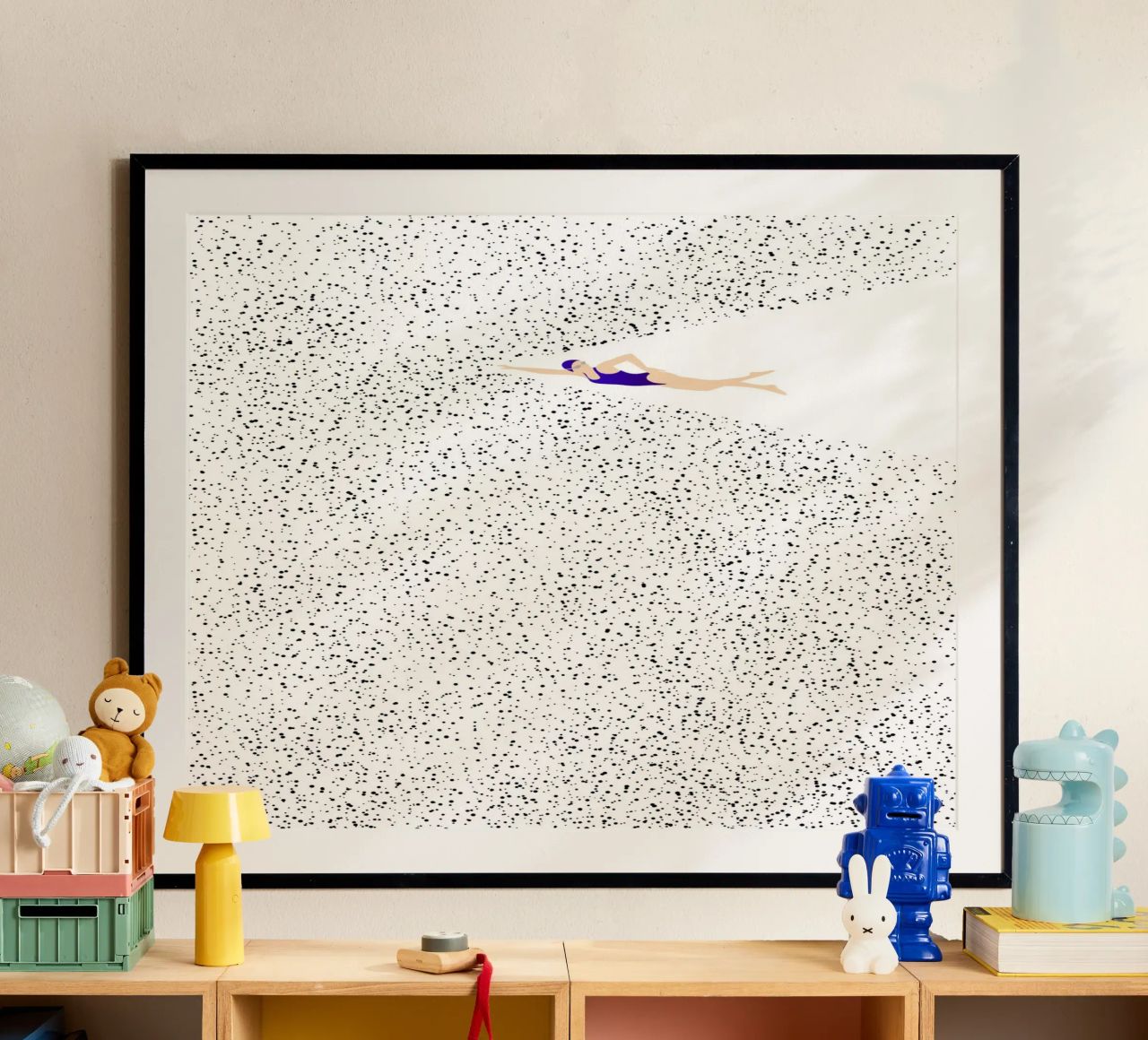 Swimming Poster von NORDLICHT DESIGNS