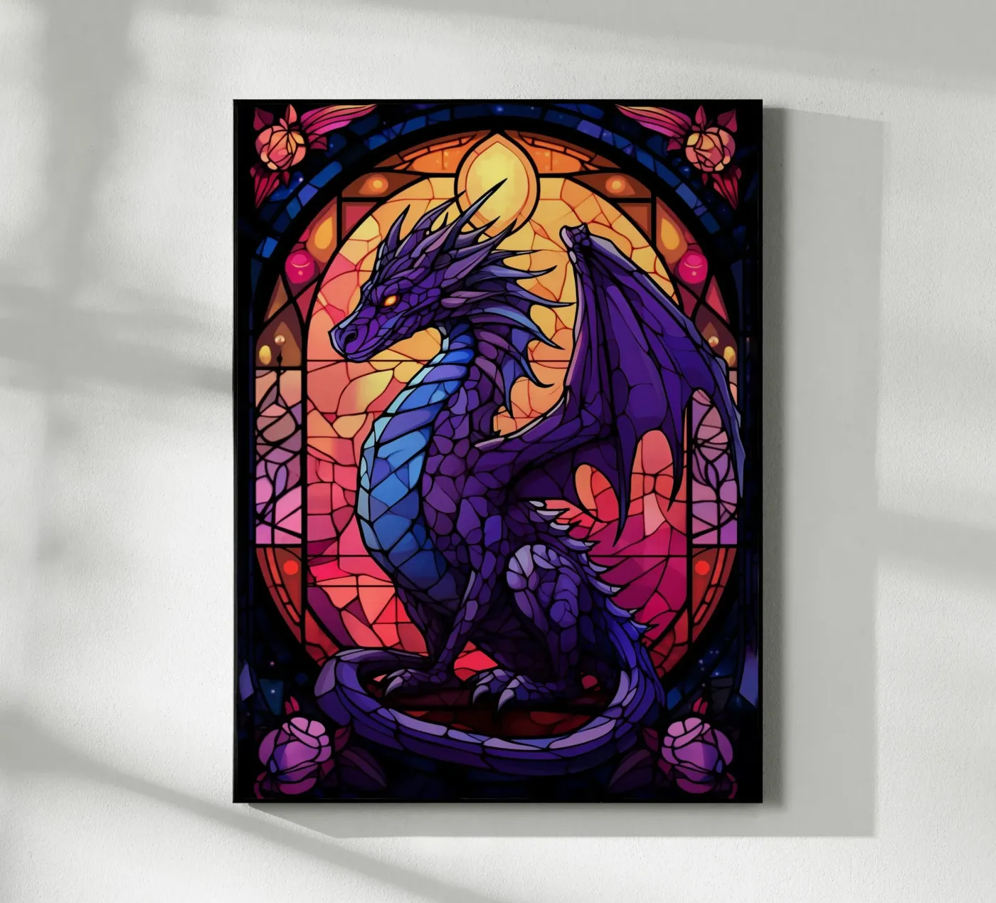 Fantasy dragon acryl van 2toastdesign