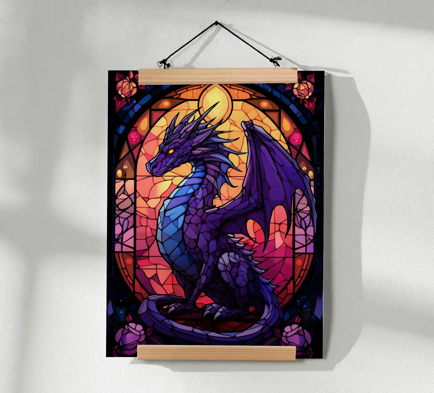 Fantasy dragon poster by 2toastdesign