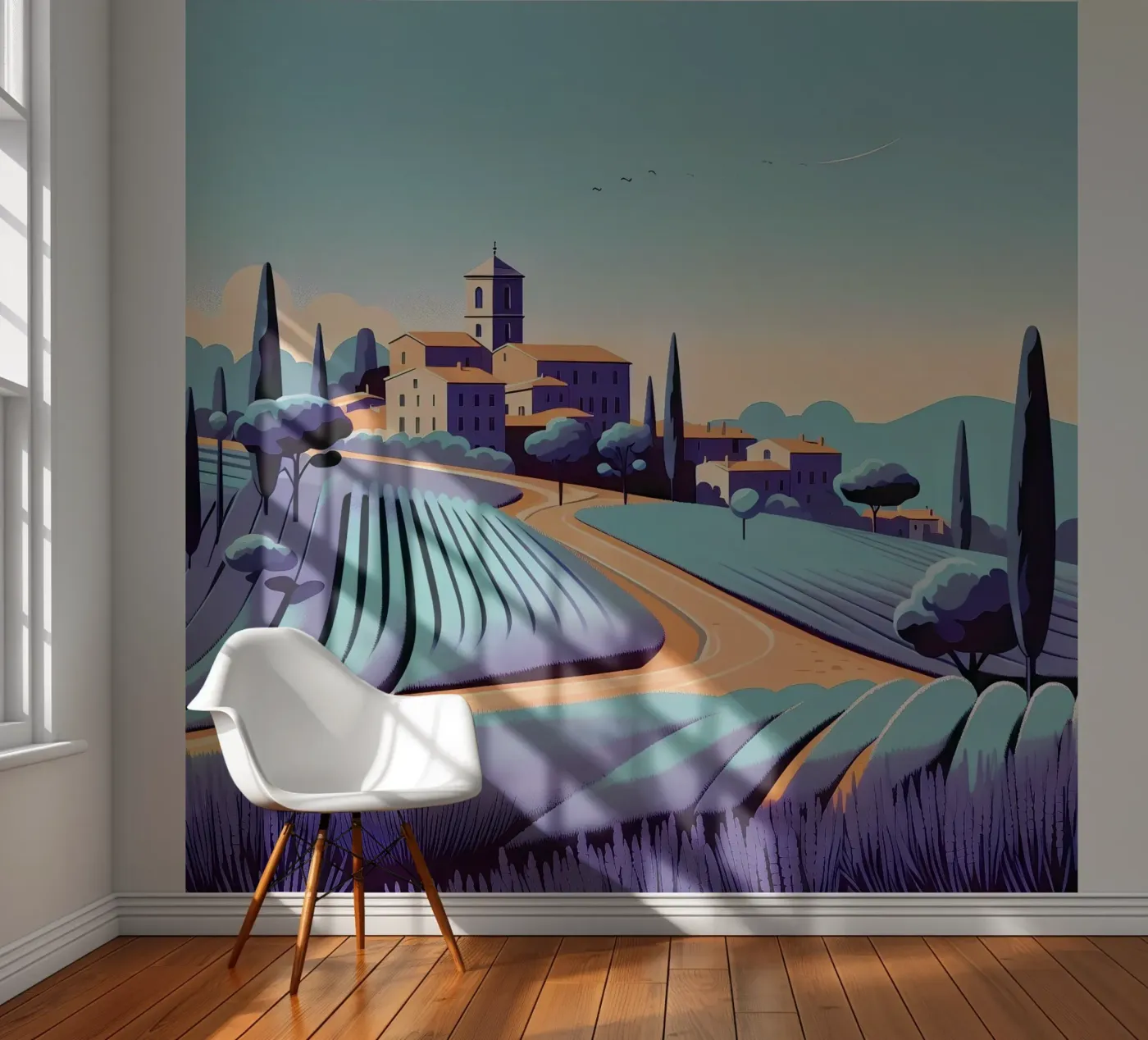 Provence fotobehang van Digital Naive