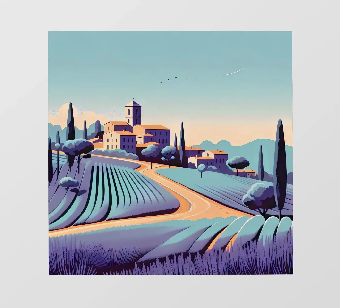 Provence fotobehang van Digital Naive