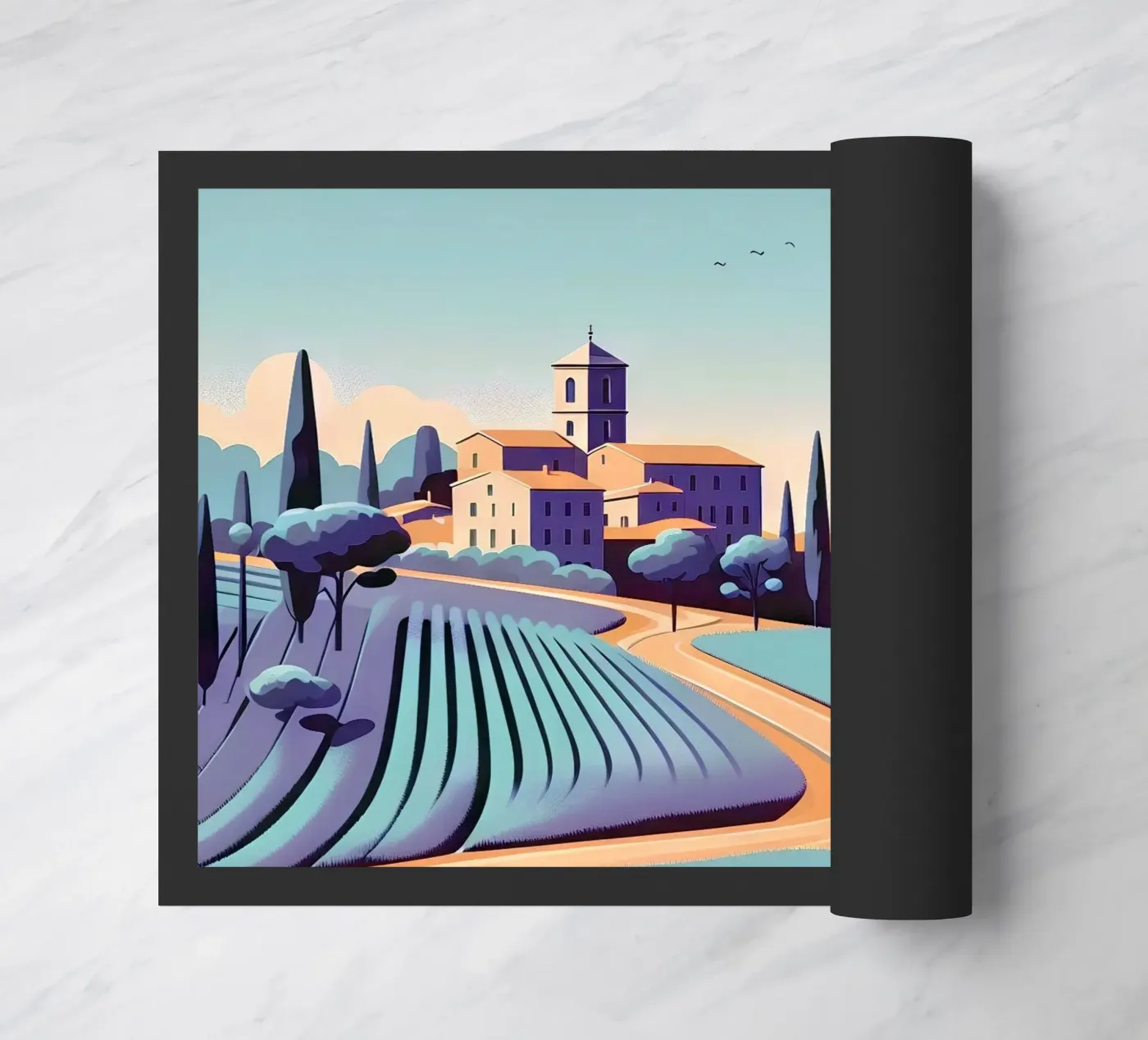 Provence doormat by Digital Naive