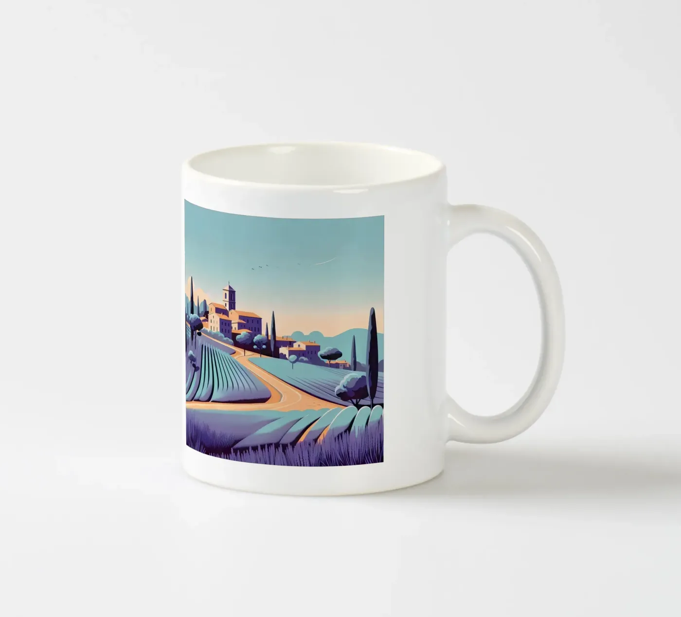 Provence ceramic mug by Digital Naive