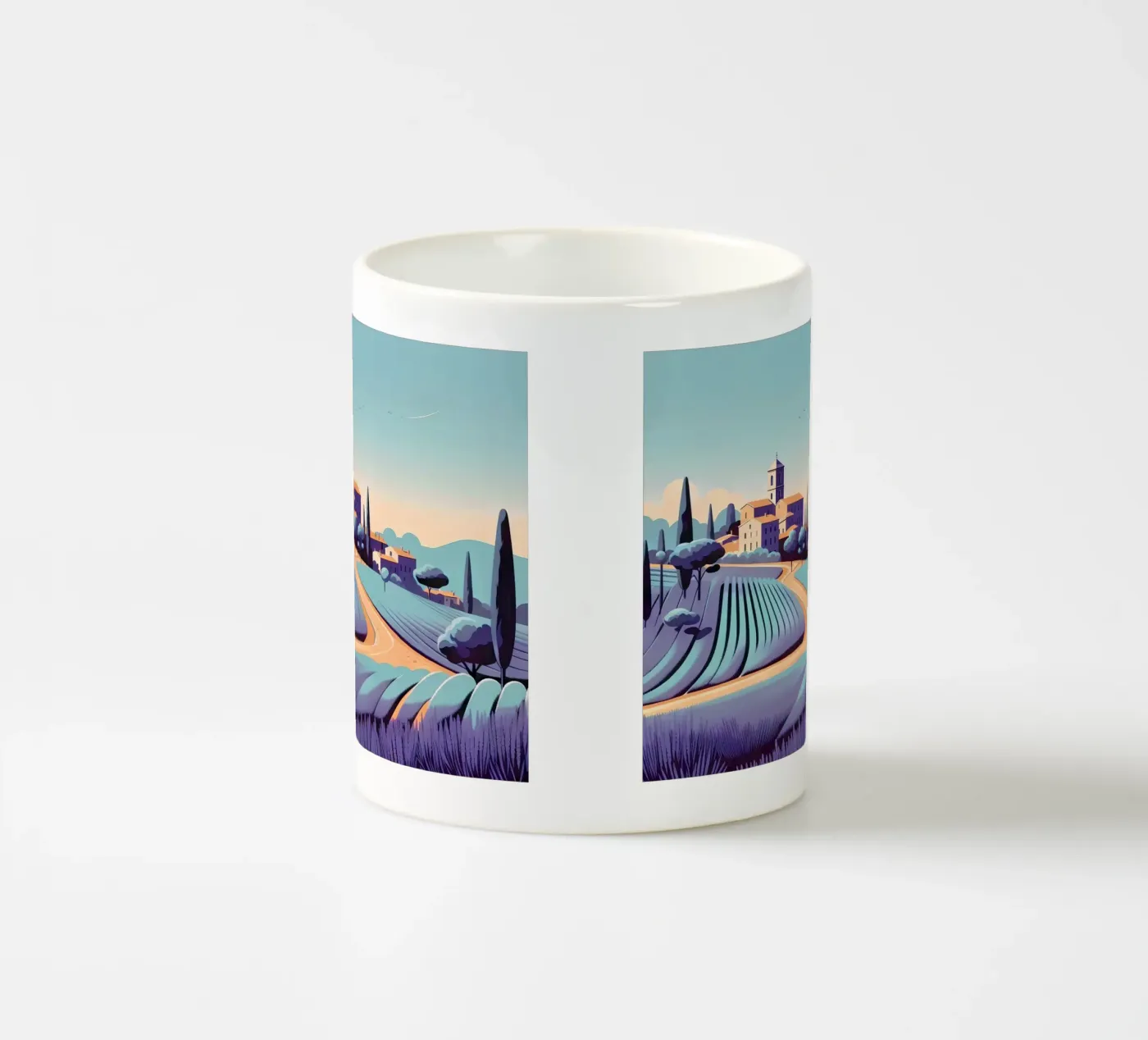 Provence ceramic mug by Digital Naive