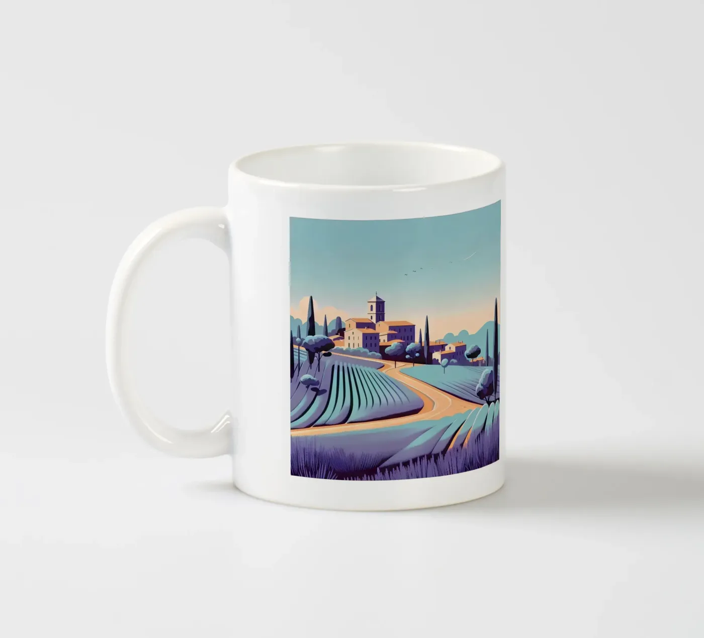 Provence ceramic mug by Digital Naive