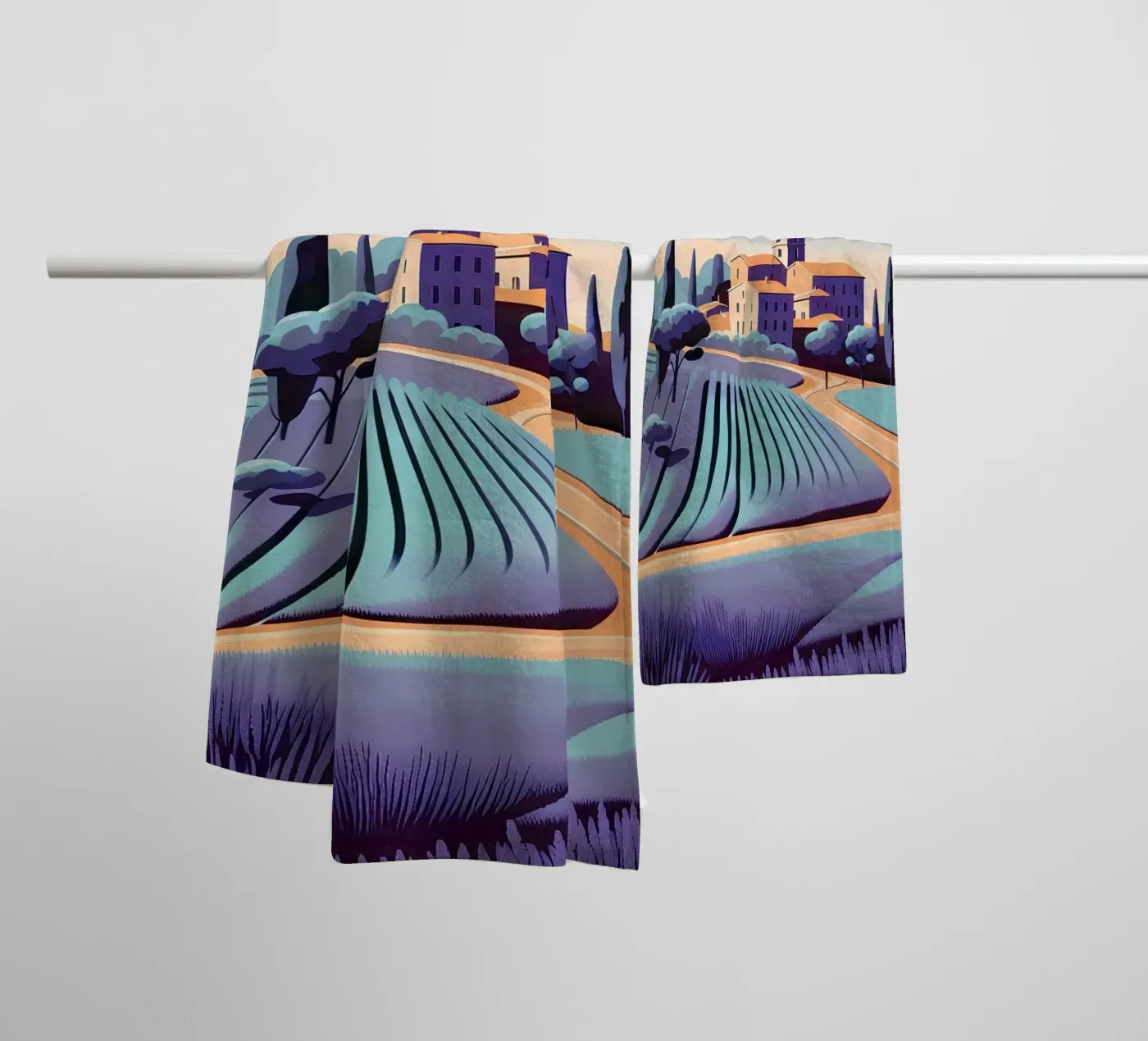 Provence towel by Digital Naive
