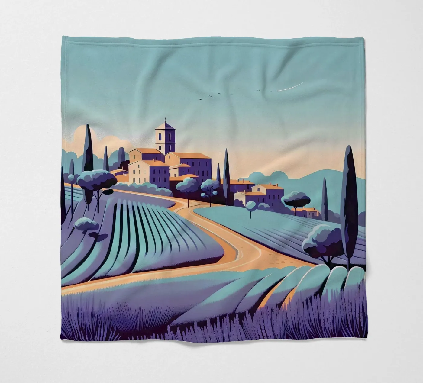 Provence Fleecedecke von Digital Naive