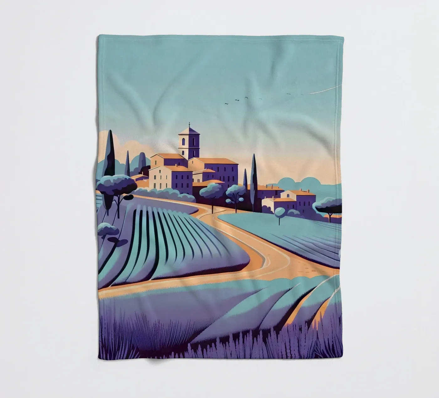 Provence Fleecedecke von Digital Naive