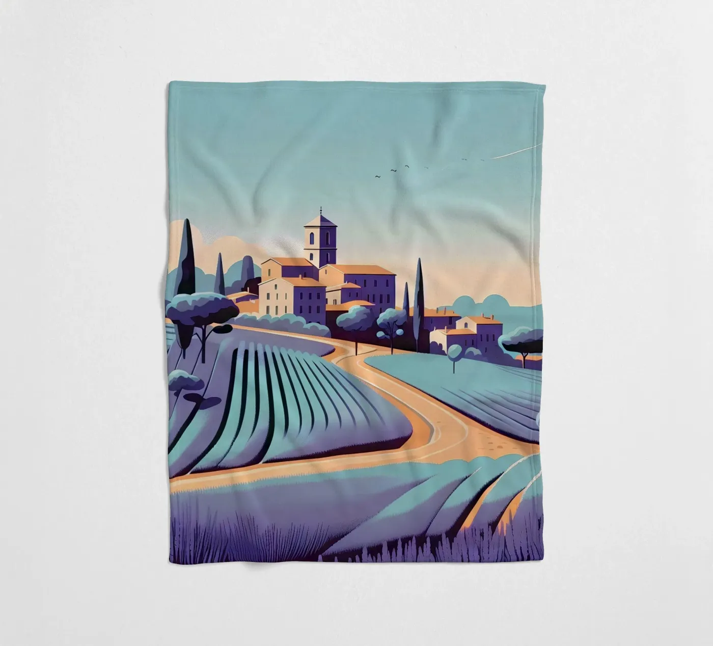 Provence Fleecedecke von Digital Naive