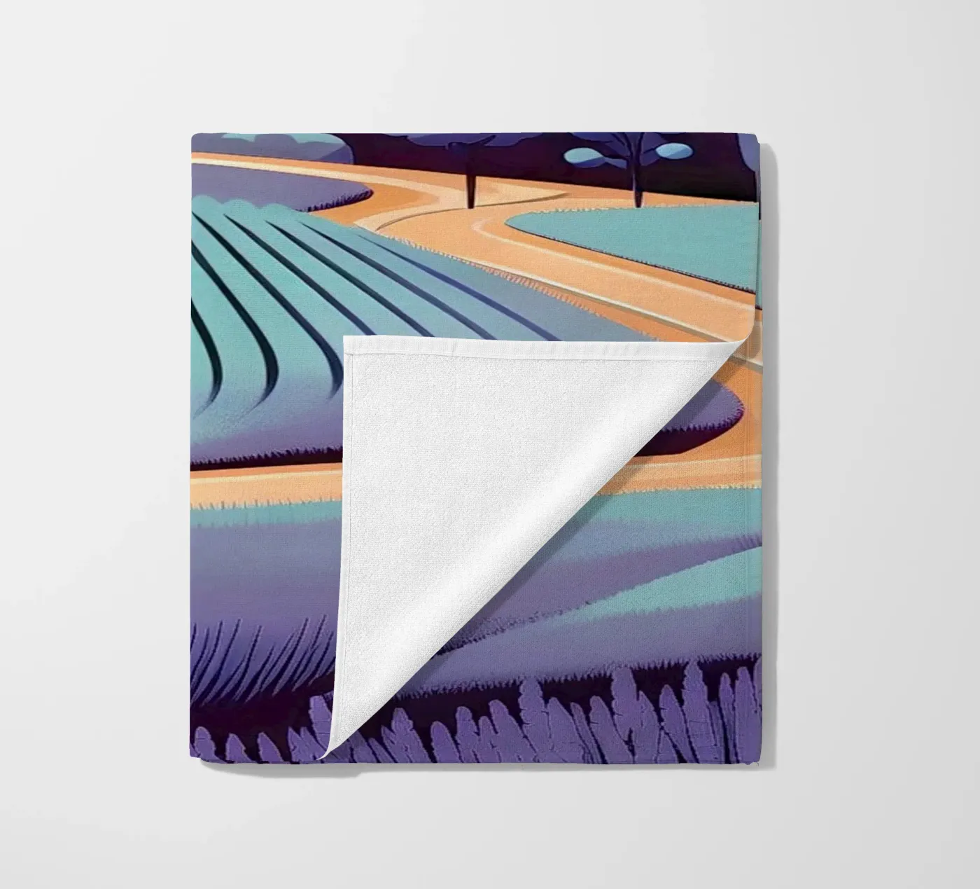 Provence beach towel by Digital Naive
