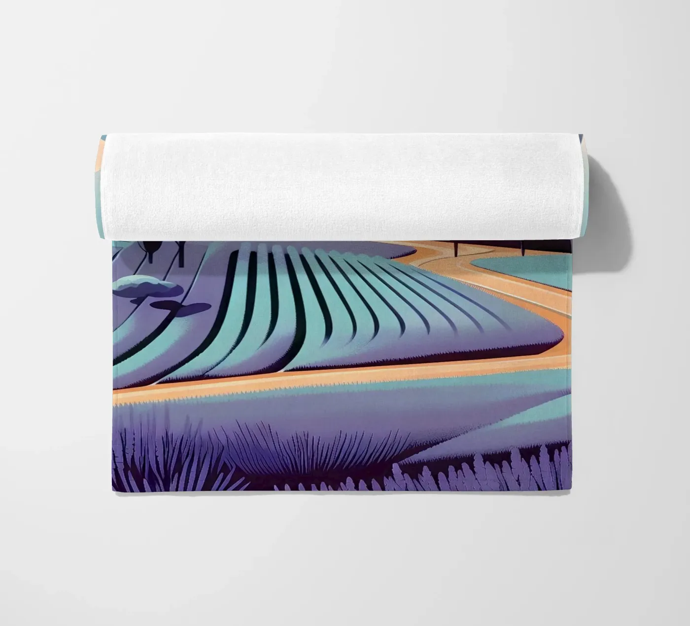 Provence beach towel by Digital Naive