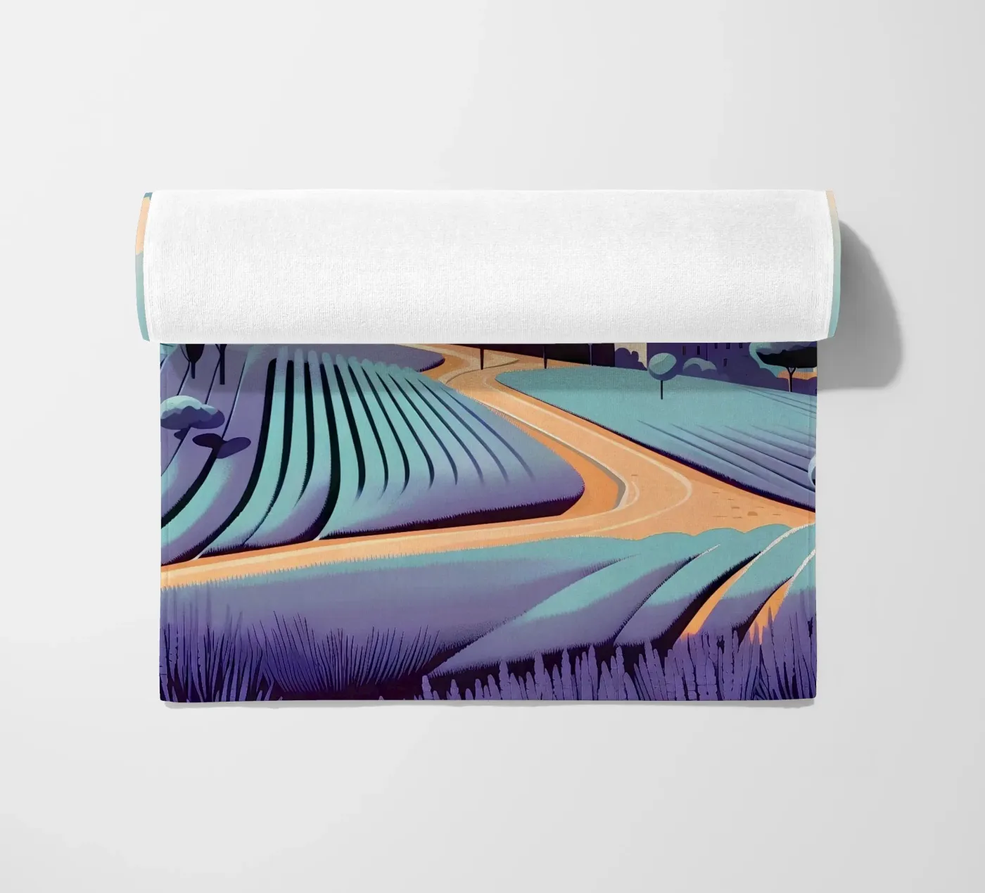 Provence beach towel by Digital Naive