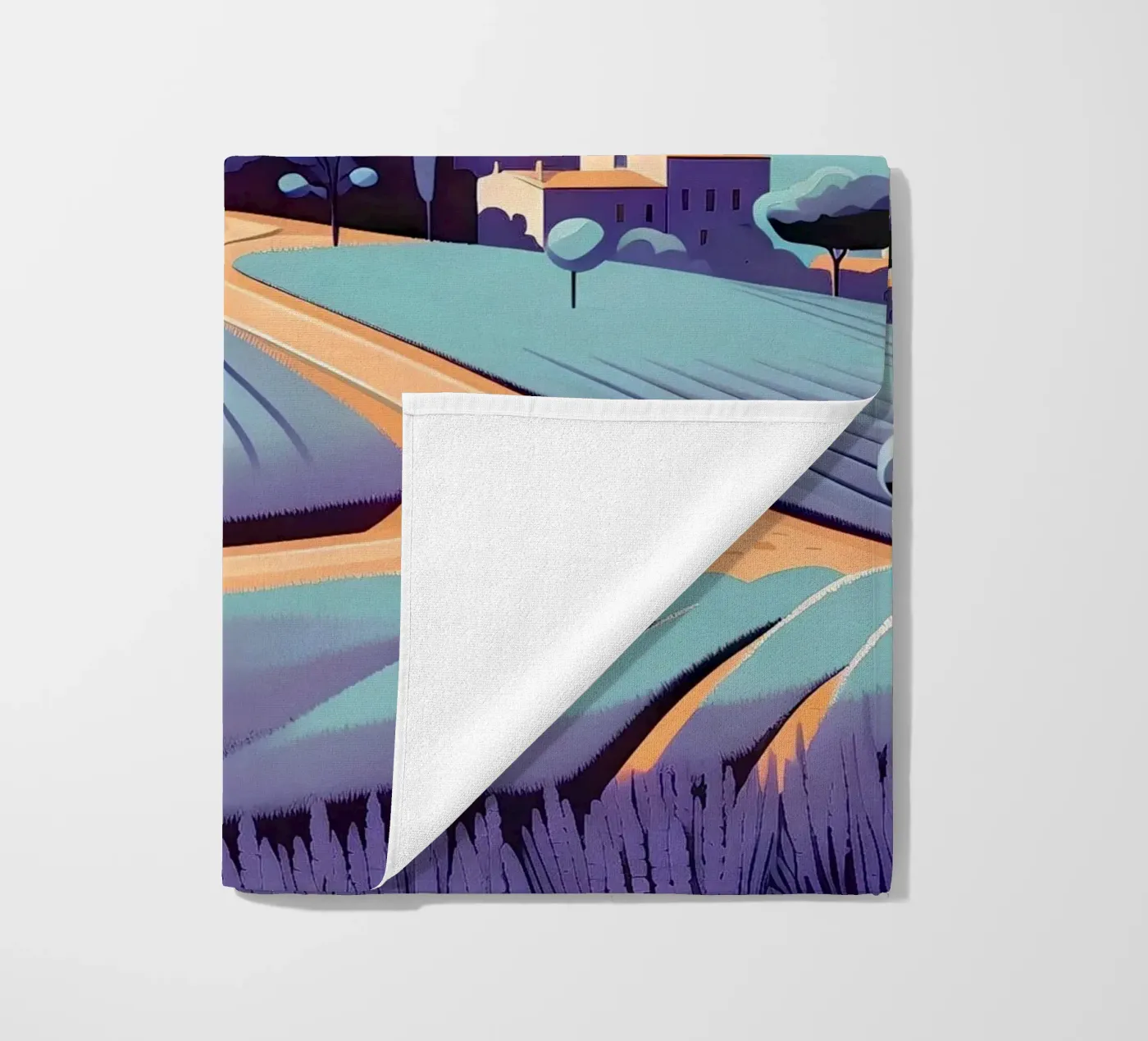 Provence beach towel by Digital Naive