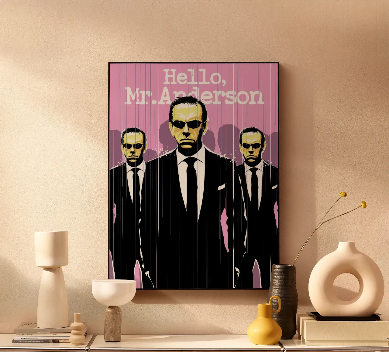 Hello Mr. Anderson plexiglass da 2toastdesign