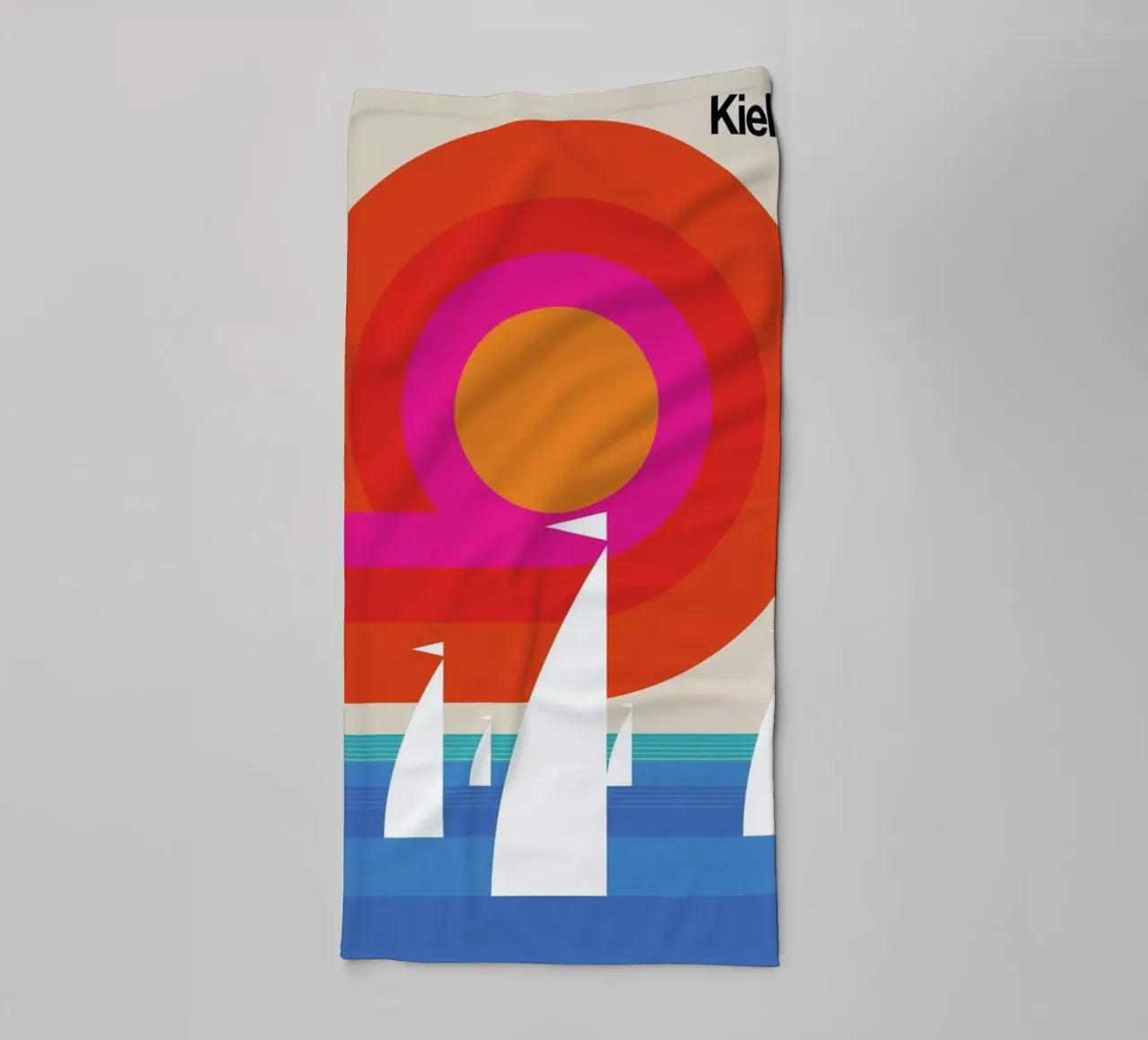 Kiel 81 badhanddoek van Bo Lundberg