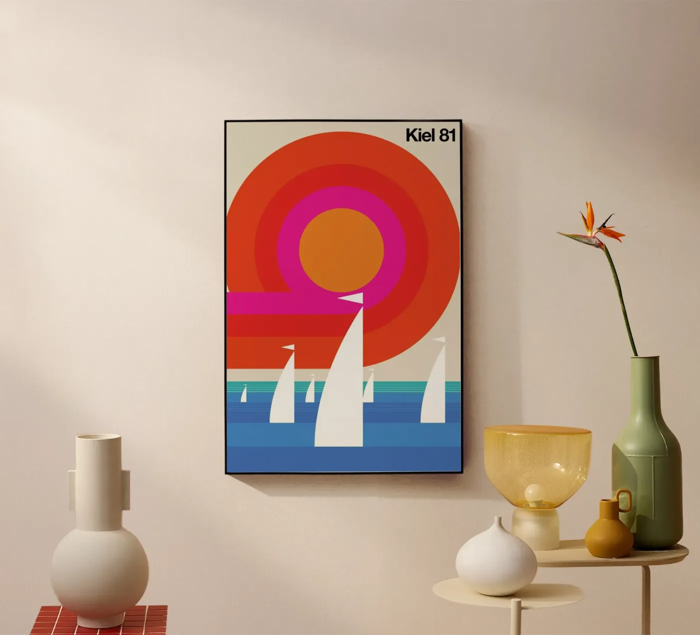 Kiel 81 acryl van Bo Lundberg