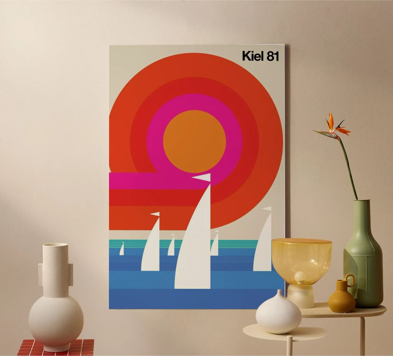 Kiel 81 Leinwand von Bo Lundberg