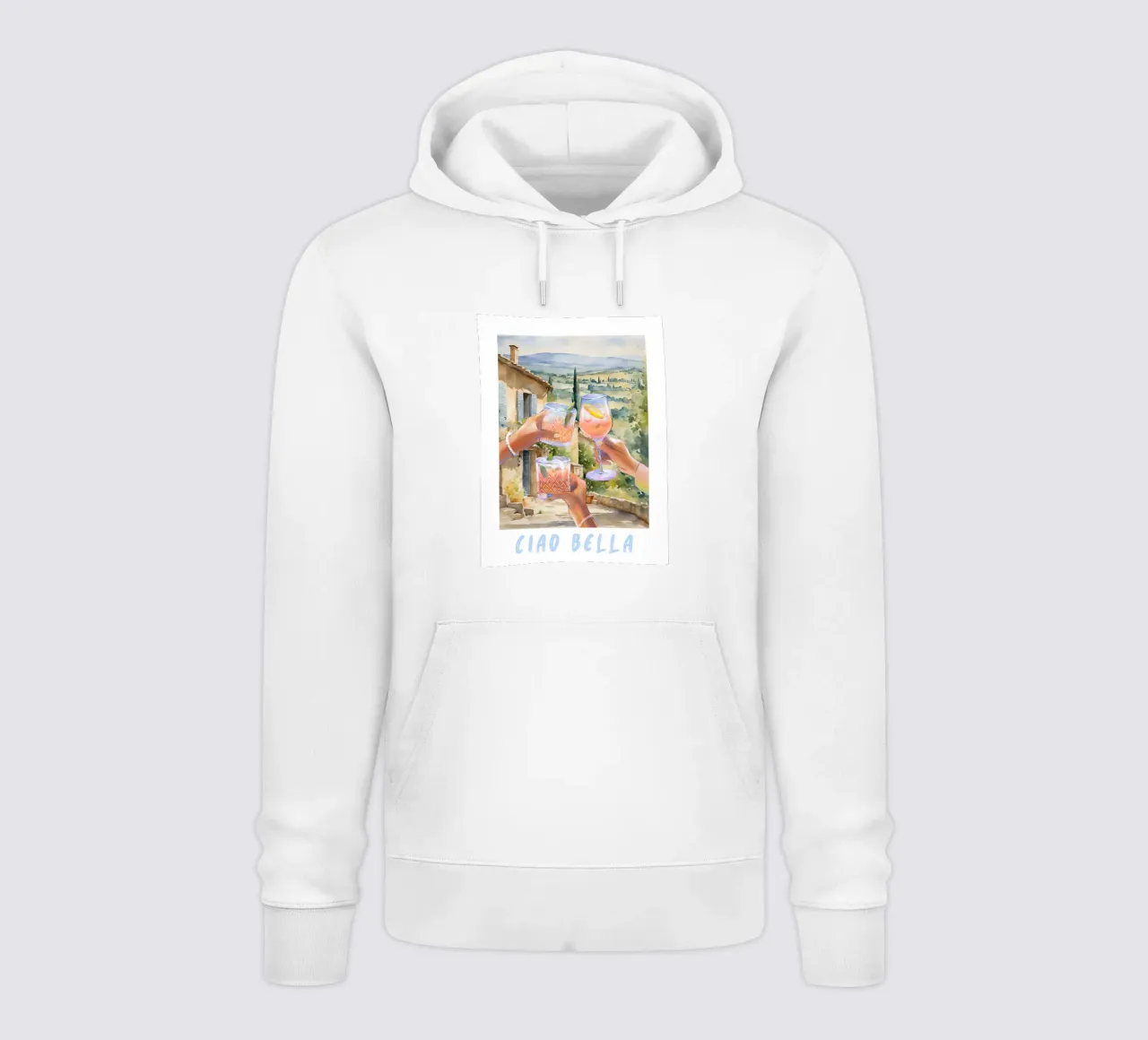 Ciao Bella Print felpa con cappuccio da TheCocktailClub