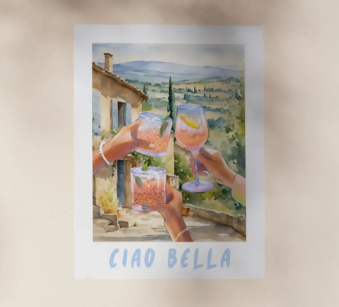 Ciao Bella Print pellicola backlit da TheCocktailClub