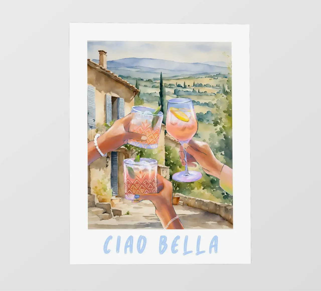 Ciao Bella Print pellicola backlit da TheCocktailClub