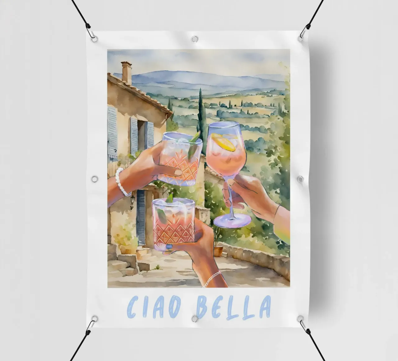 Ciao Bella Print telo in pvc da TheCocktailClub